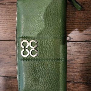 Coach Kelly Green Continental Long Wallet